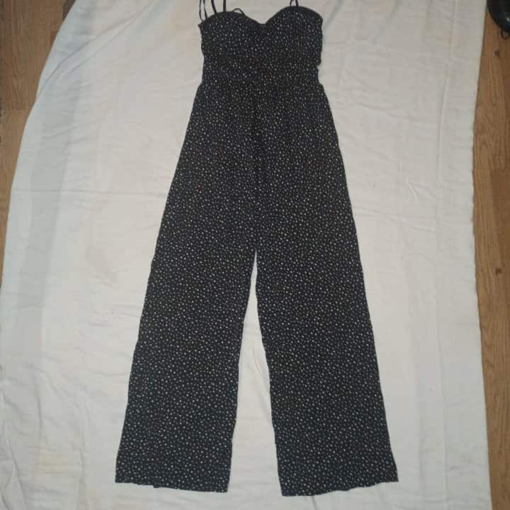 Band of Gypsies Black Skirt with White Dots